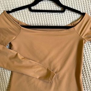 Nuuds off the shoulder bodysuit. Brand new never worn. Size Small $45
